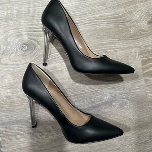 Mix No. 6 Black Stella Nappa Pumps